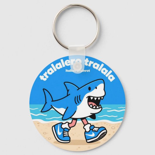 Porte-clés tralalero tralala "italian brainrot"  (Recto)