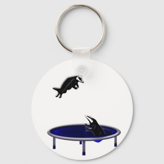 Porte-clés trampoline (Recto)