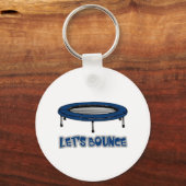 Porte-clés Trampoline Lets Bounce (Recto)