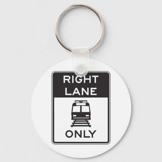 Porte-clés Tramway à droite seulement (Recto)