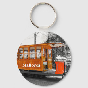 Porte-clés Tramway de Mallorca pour le souvenir de Port de So