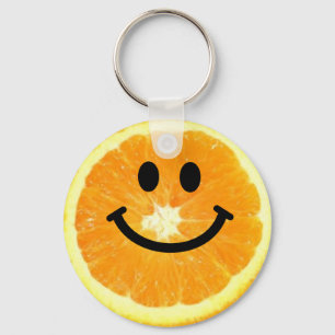 Porte-clés tranche orange