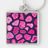 Porte-clés Tranches d'agneau rose (Devant)