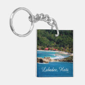 Porte-clés Tranquil Island Paradise Labadee Haïti (Devant gauche)