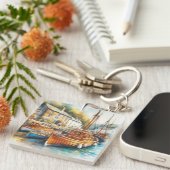 Porte-clés Tranquille (Devant Droit)