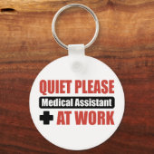 Porte-clés Tranquille S'Il Vous Plaît Assistant Médicale Au T (Recto)
