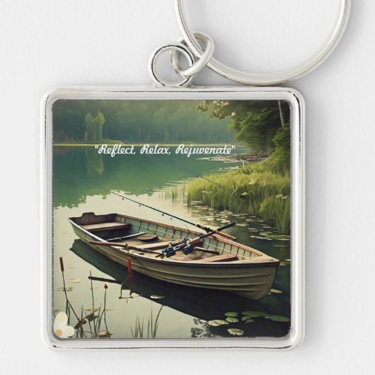 Porte-clés "Tranquillité de l'eau" (Devant)