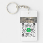 Porte-clés Transactions sans contact simplifiées - Code QR (Devant)