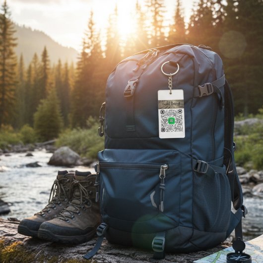 Porte-clés Transactions sans contact simplifiées - Code QR