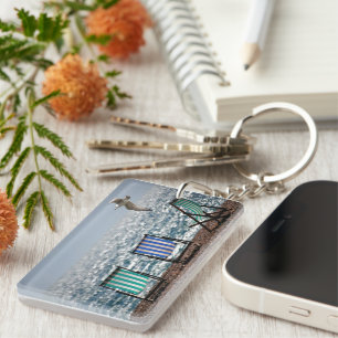 Porte-clés Transats en bord de mer et Seagull