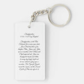 Porte-clés Transformation de Jésus (Dos)