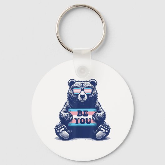 Porte-clés Transgenre Be You Trans Fierté M2f F2m (Recto)