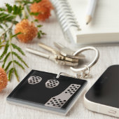 Porte-clés Transmission MANUELLE - Trois Danse Pédale (Devant Droit)