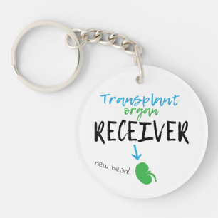 Porte-clés Transplantation du rein Nouveau haricot