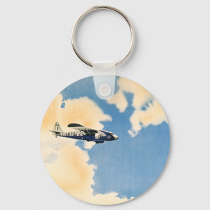 Porte-clés Transport Vintage, Avion Albatros