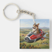Porte-clés Transporteur de Corgi (Devant)