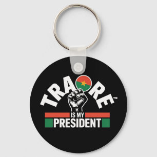 Porte-clés Traore Ibrahim Traoré est mon président - Capitain