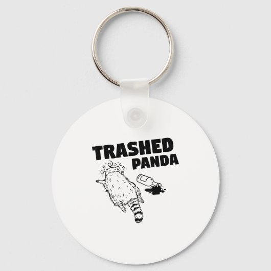 Porte-clés Trashed Panda  (Recto)