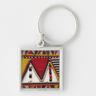 Porte-clés Travail de perles tribal Maasai