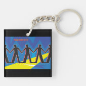 Porte-clés Travail d'équipe (Dos)