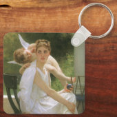 Porte-clés Travail interrompu par Bouguereau, Portrait d'ange (Verso)