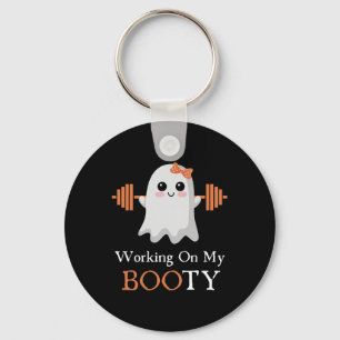 Porte-clés Travailler Mon Gros Boo-Ty Funny Halloween Gym Gho