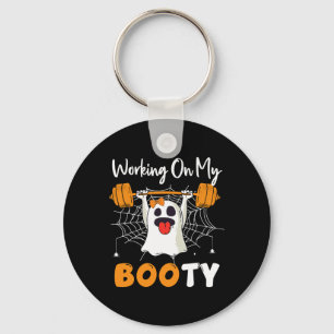 Porte-clés Travailler Sur Mon Fantôme Booty Gym Halloween Fun