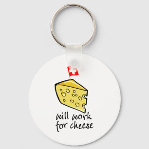 Porte-clés Travaillera pour le fromage