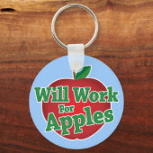 Porte-clés Travaillera pour les pommes (Recto)