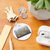 Porte-clés Travailleur de construction robotique