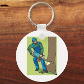 Porte-clés Travailleur forestier