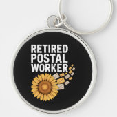 Porte-clés Travailleur postal à la retraite (Devant)