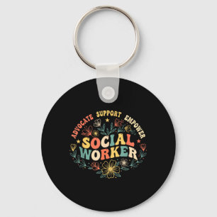 Porte-clés Travailleur Social Mois du Travail Social Travail