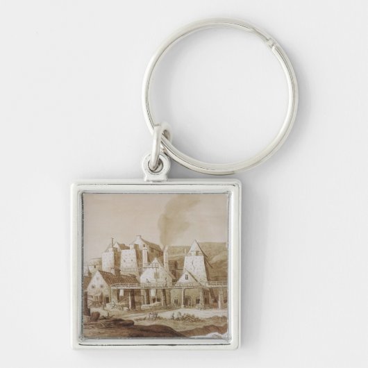 Porte-clés Travaux chez Blaenavon, 'd'une visite historique (Devant)