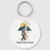Porte-clés Travel Adds value (Verso)