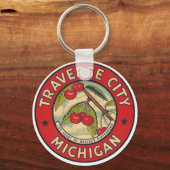 Porte-clés Traverse City, Michigan (Recto)