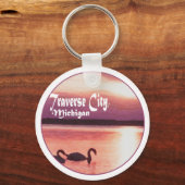 Porte-clés Traverse City, Michigan (Recto)