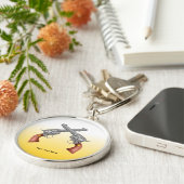 Porte-clés Traversée De Deux Pistols De L'Ancien Ouest Améric (Côté)