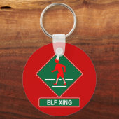 Porte-clés Traversée des elfes de Noël (Recto)