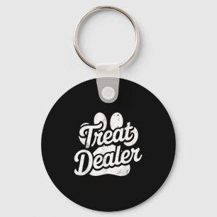 Porte-clés Treat Dealer Shirt Funny Chien Propriétaire Amoure