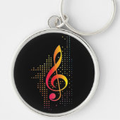 Porte-clés Treble Clef Music (Devant)