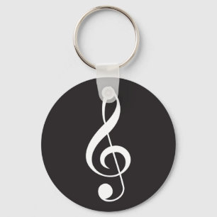 Porte-clés Treble Clef Music Porte - clé Cadeau