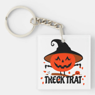 Porte-clés Treck Trat Citrouille Sourire