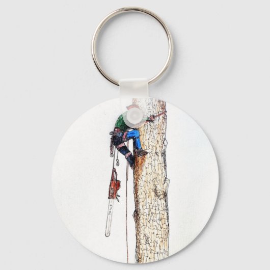 Porte-clés Tree Surgeon Arborist (Recto)