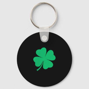 Porte-clés Trèfle à quatre feuilles poche shamrock irlandais 