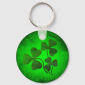 Porte-clés Trèfle irlandais/trèfle vert, éclat vert de l'Irla (Recto)
