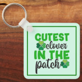 Porte-clés Trèfle le plus mignon du patch-61106 (Recto)