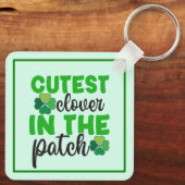 Porte-clés Trèfle le plus mignon du patch-61106 (Verso)