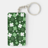 Porte-clés Trèfle vert, jour de la Saint-Patrick (Dos)