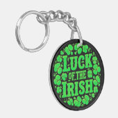 Porte-clés Trèfles irlandais chanceux (Devant gauche)